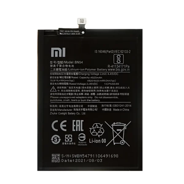 Redmi Note 9 Battery Replacement